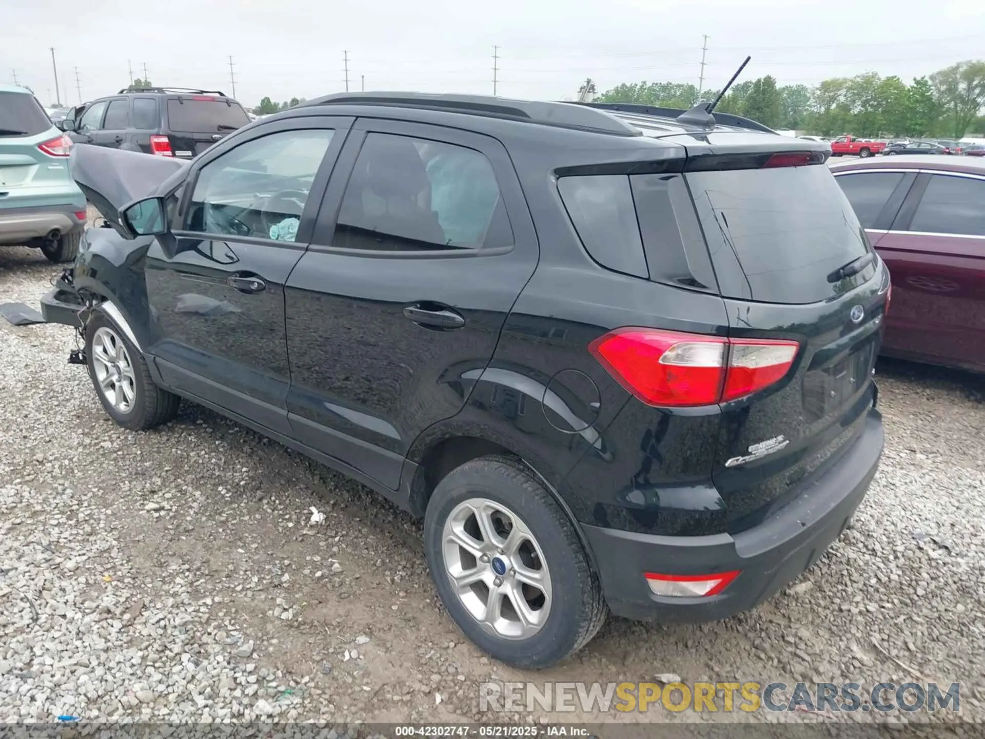 3 fotografías del automóvil dañado MAJ3S2GE2LC320997 FORD ECOSPORT 2020