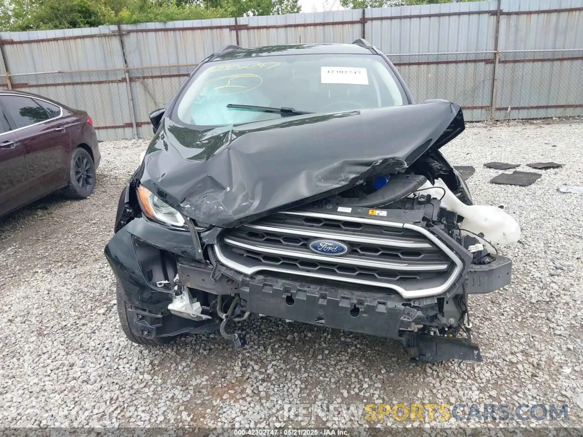 6 fotografías del automóvil dañado MAJ3S2GE2LC320997 FORD ECOSPORT 2020