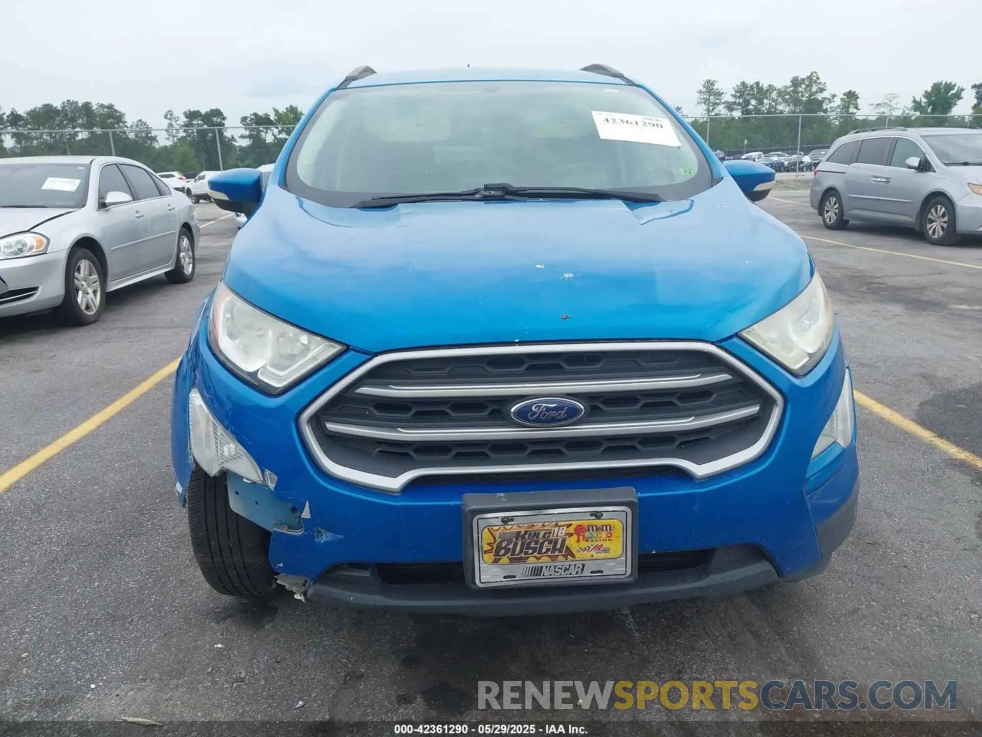 13 fotografías del automóvil dañado MAJ3S2GE2LC330185 FORD ECOSPORT 2020