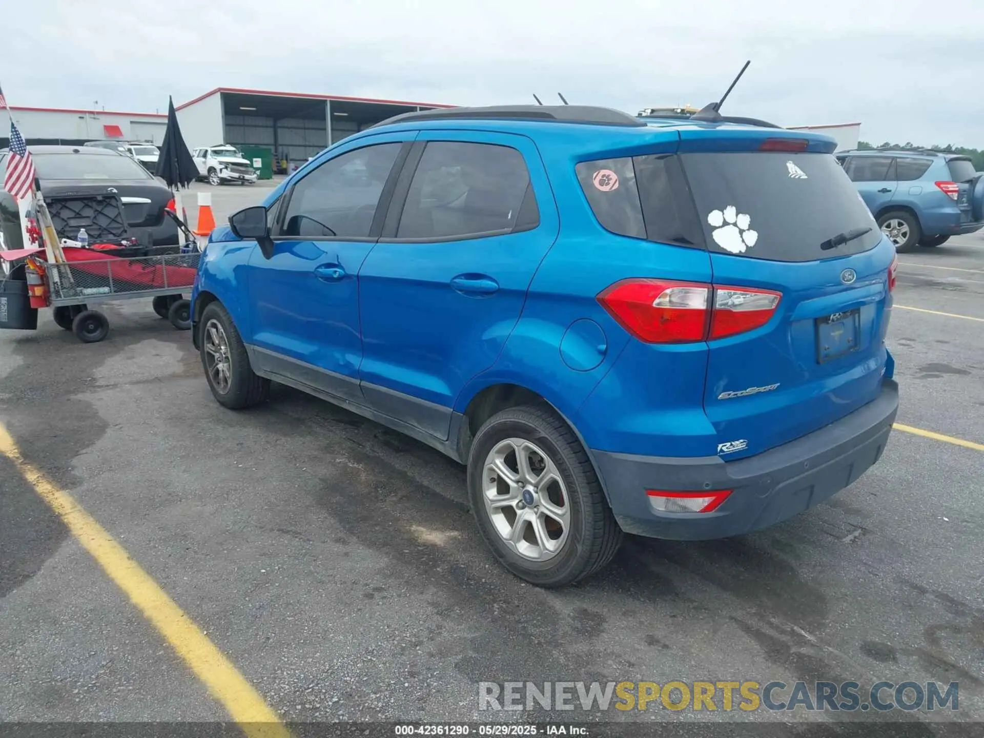 3 fotografías del automóvil dañado MAJ3S2GE2LC330185 FORD ECOSPORT 2020