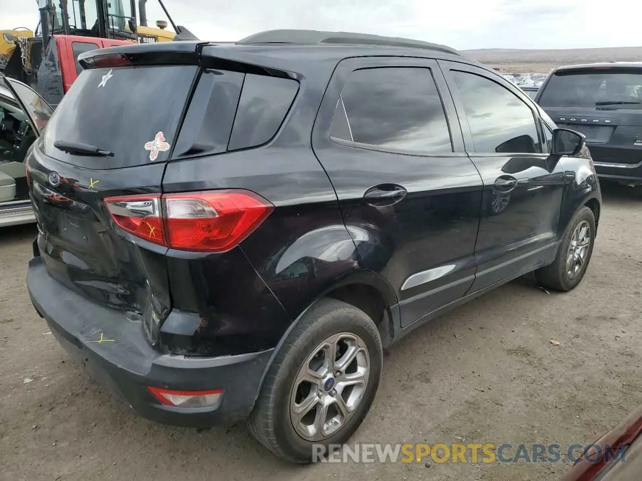3 fotografías del automóvil dañado MAJ3S2GE2LC348119 FORD ECOSPORT 2020