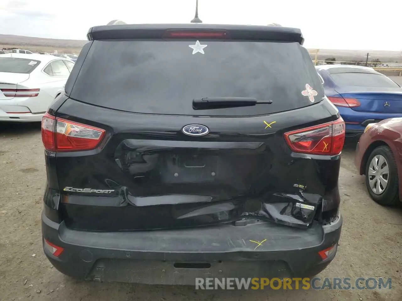 6 fotografías del automóvil dañado MAJ3S2GE2LC348119 FORD ECOSPORT 2020