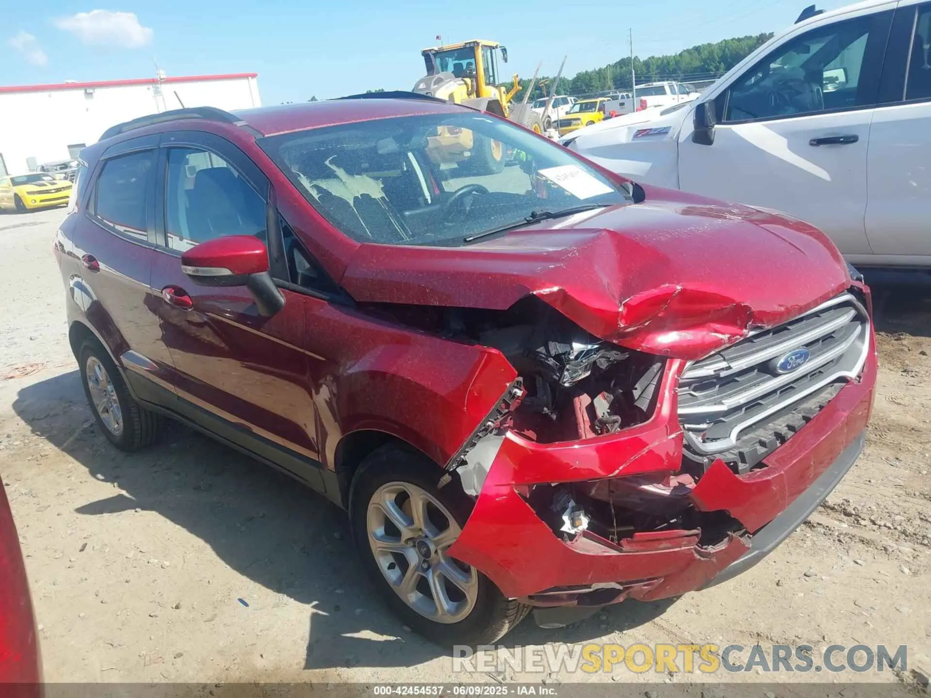 1 fotografías del automóvil dañado MAJ3S2GE2LC371027 FORD ECOSPORT 2020