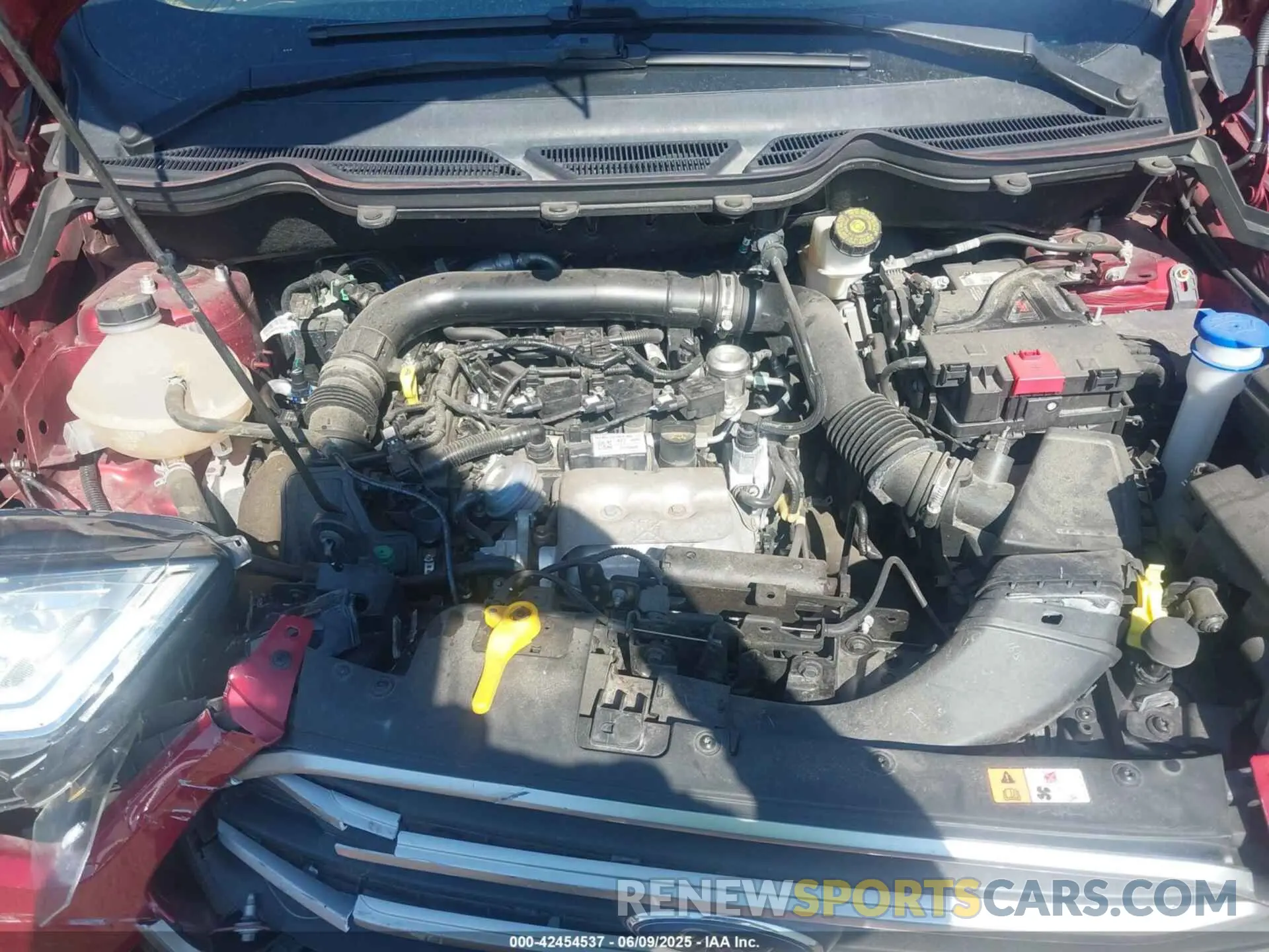10 fotografías del automóvil dañado MAJ3S2GE2LC371027 FORD ECOSPORT 2020