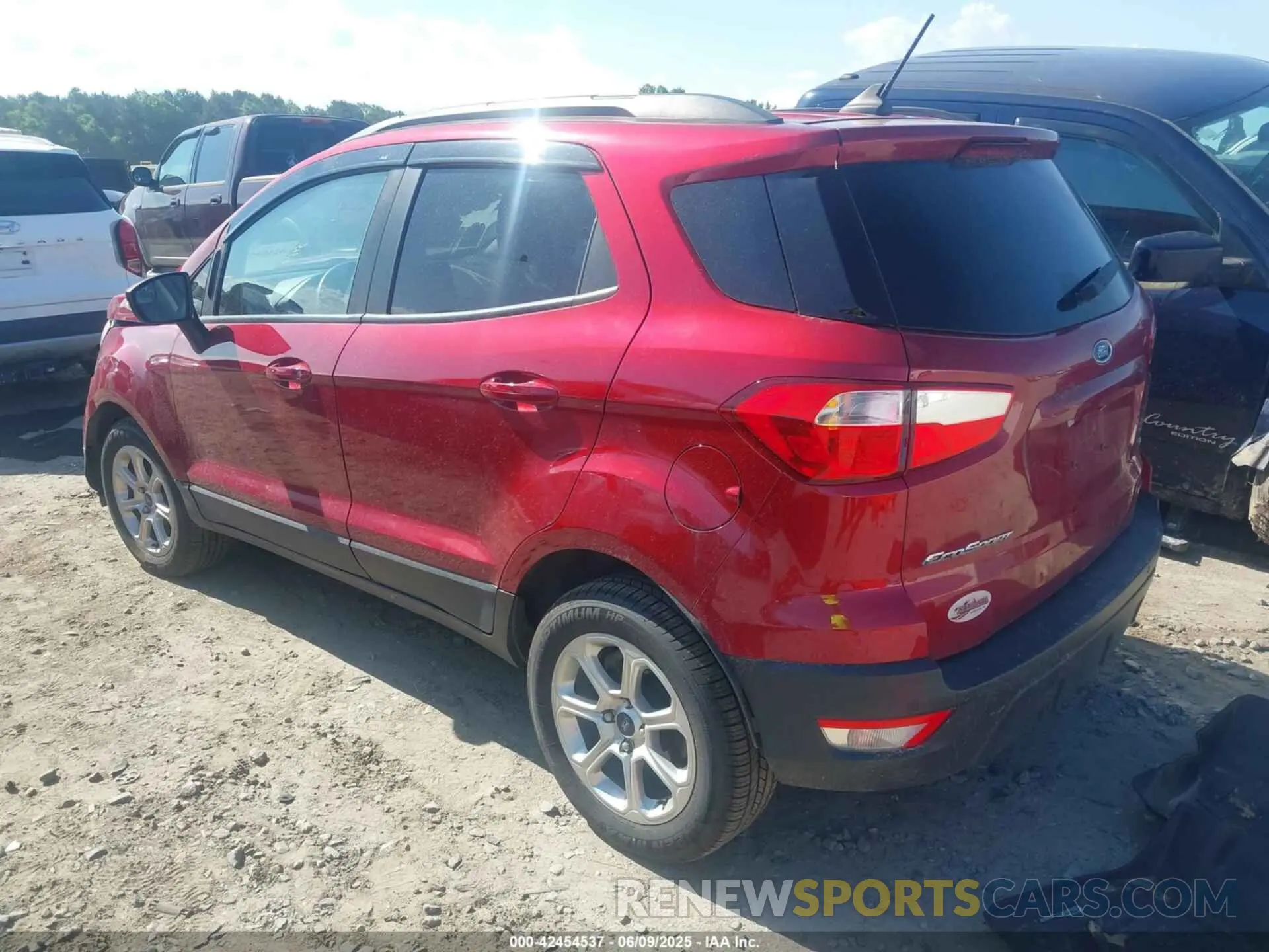 3 fotografías del automóvil dañado MAJ3S2GE2LC371027 FORD ECOSPORT 2020