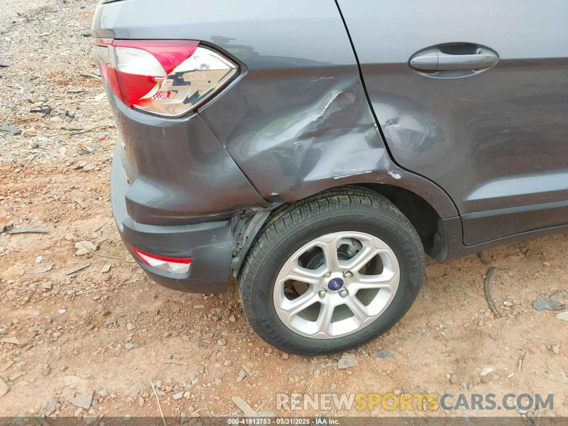 6 fotografías del automóvil dañado MAJ3S2GE3LC362997 FORD ECOSPORT 2020