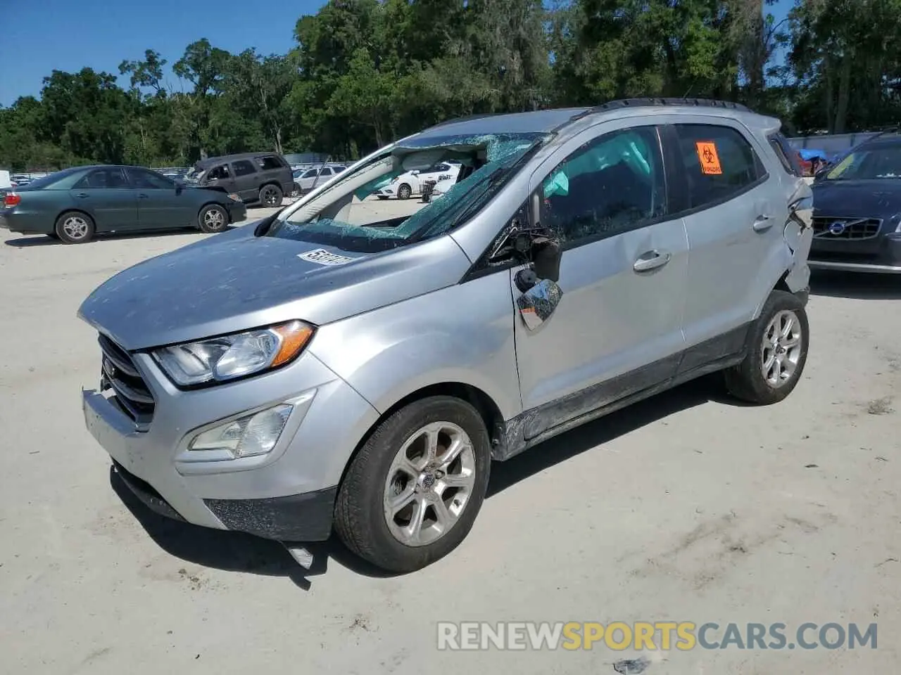 1 fotografías del automóvil dañado MAJ3S2GE3LC368749 FORD ECOSPORT 2020