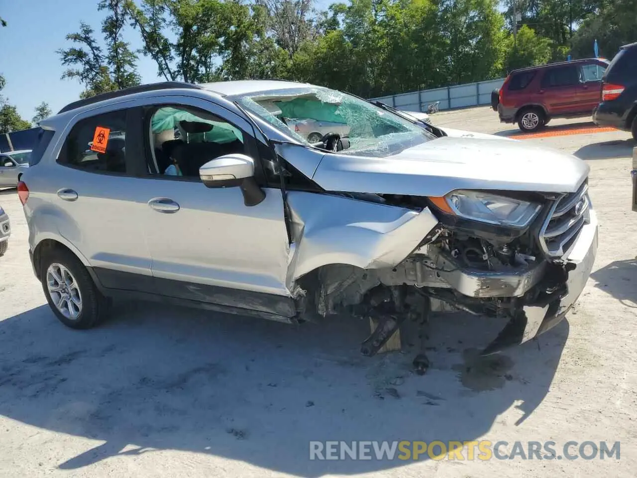 4 fotografías del automóvil dañado MAJ3S2GE3LC368749 FORD ECOSPORT 2020