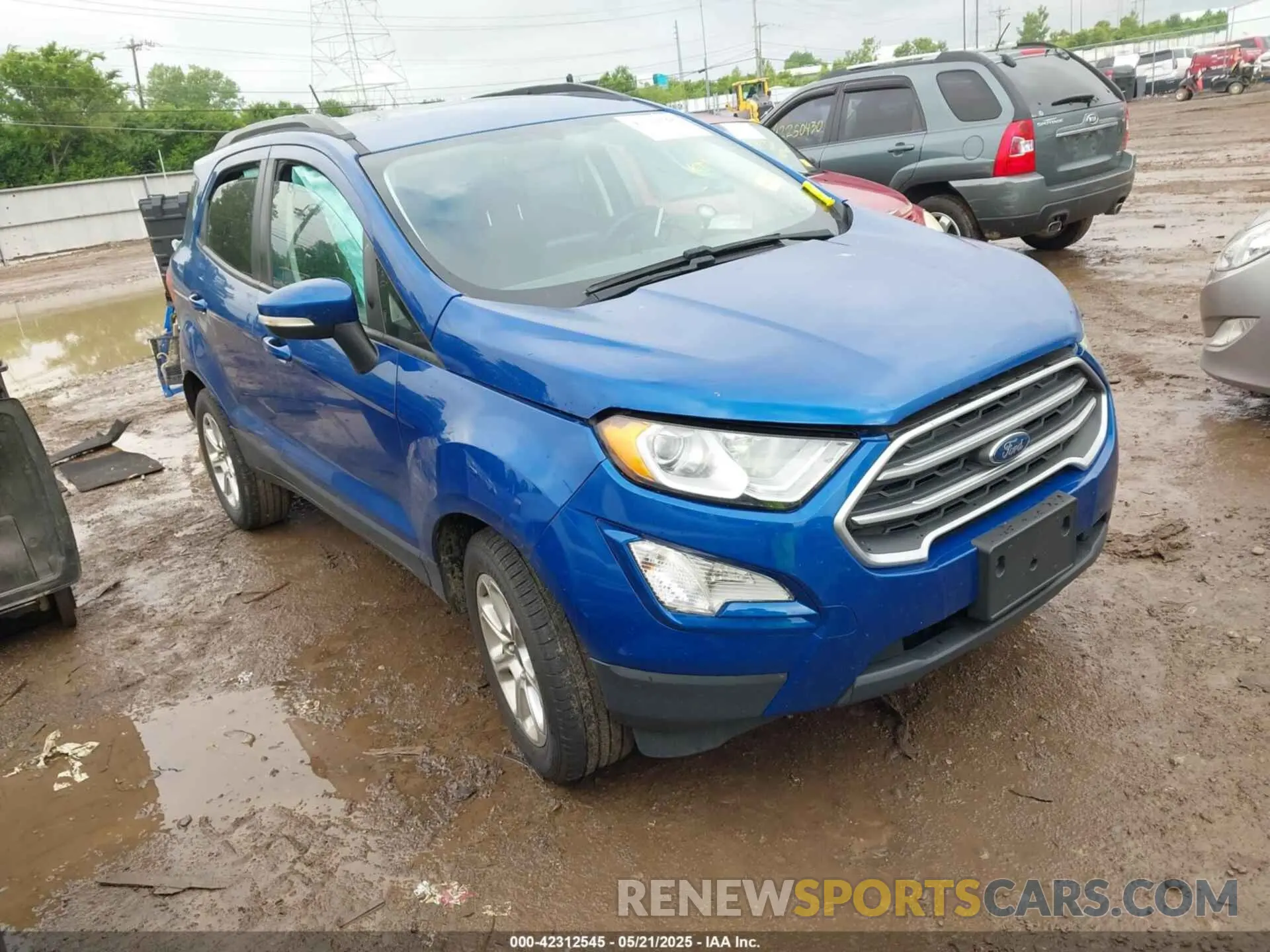 1 fotografías del automóvil dañado MAJ3S2GE4LC356223 FORD ECOSPORT 2020