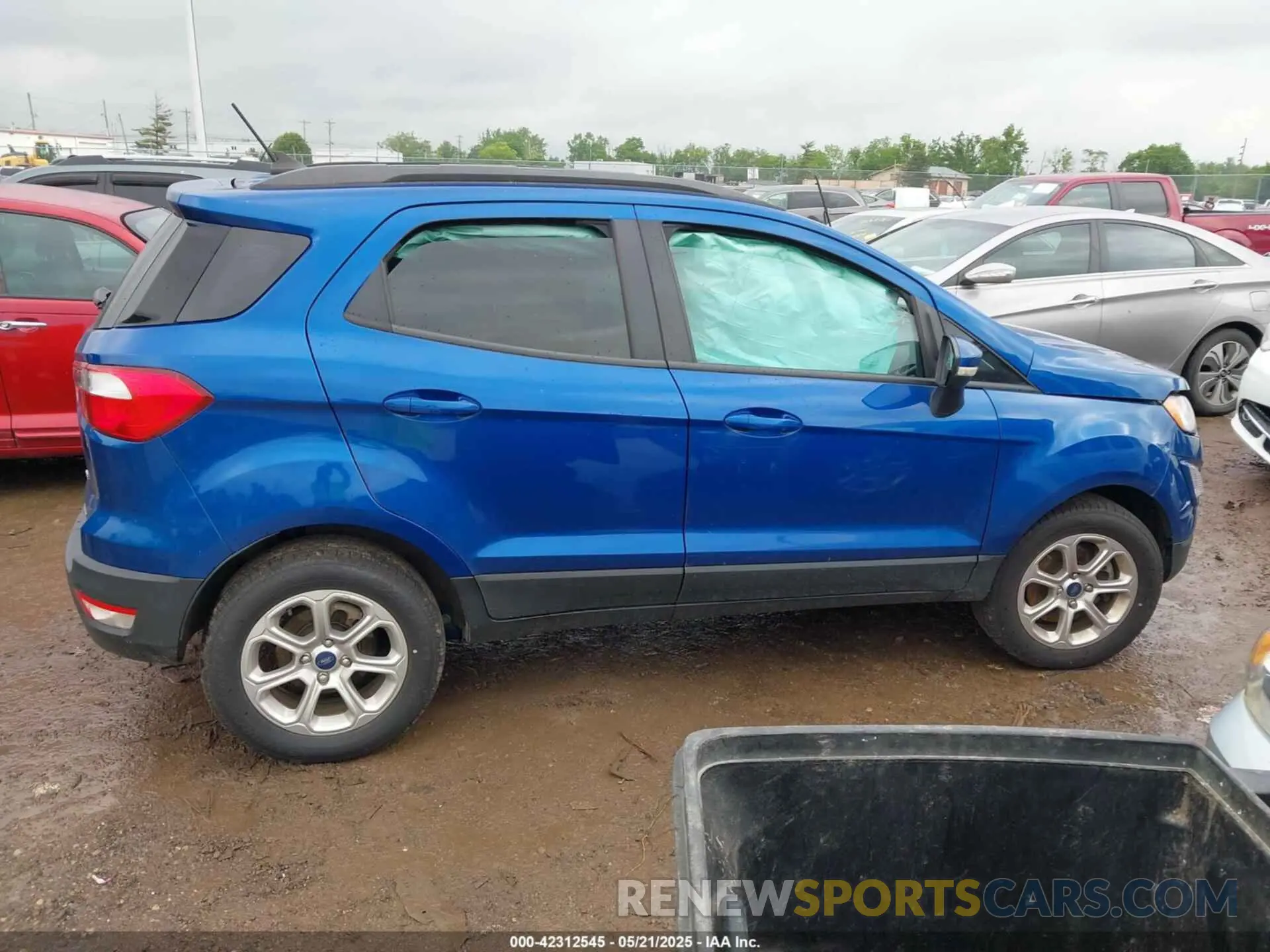 13 fotografías del automóvil dañado MAJ3S2GE4LC356223 FORD ECOSPORT 2020