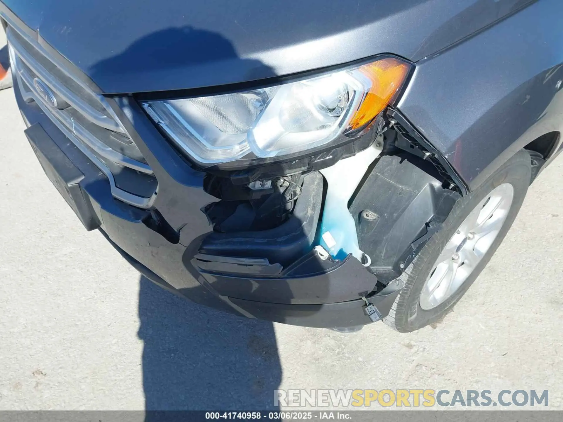 6 fotografías del automóvil dañado MAJ3S2GE4LC363236 FORD ECOSPORT 2020