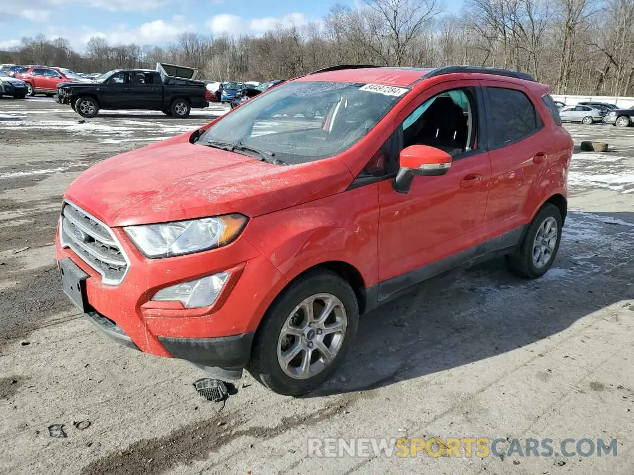 1 fotografías del automóvil dañado MAJ3S2GE4LC377783 FORD ECOSPORT 2020