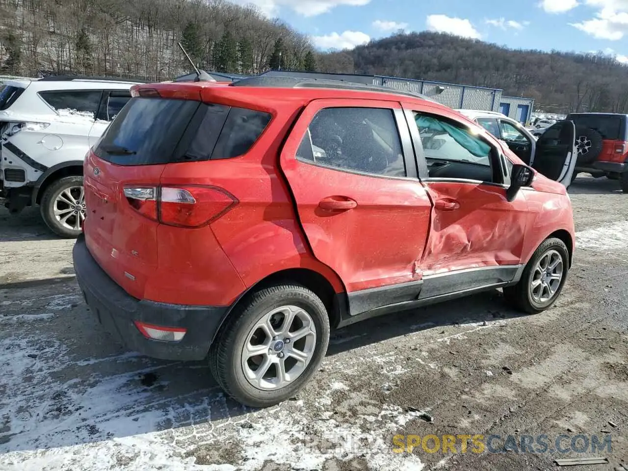 3 fotografías del automóvil dañado MAJ3S2GE4LC377783 FORD ECOSPORT 2020
