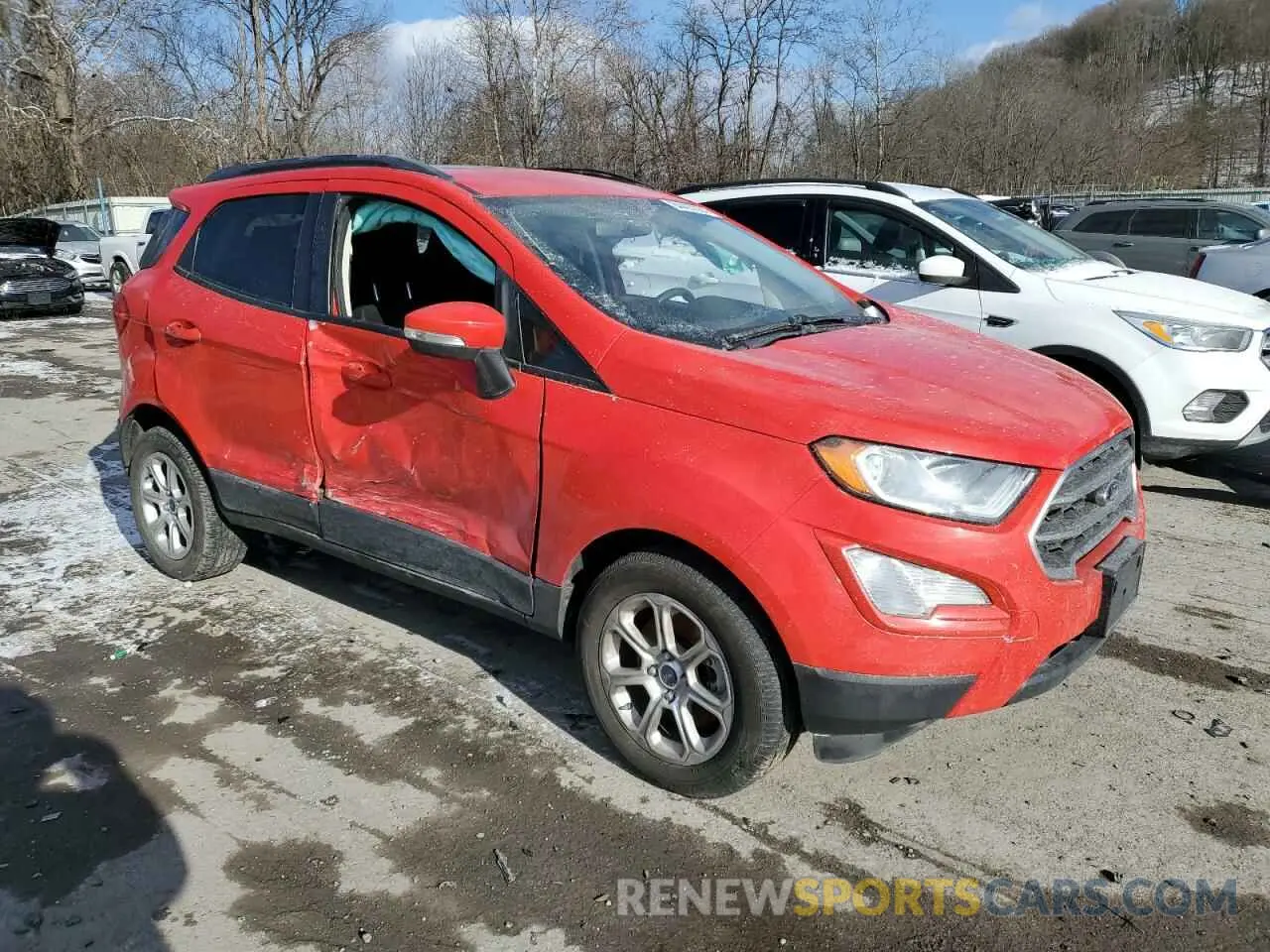 4 fotografías del automóvil dañado MAJ3S2GE4LC377783 FORD ECOSPORT 2020