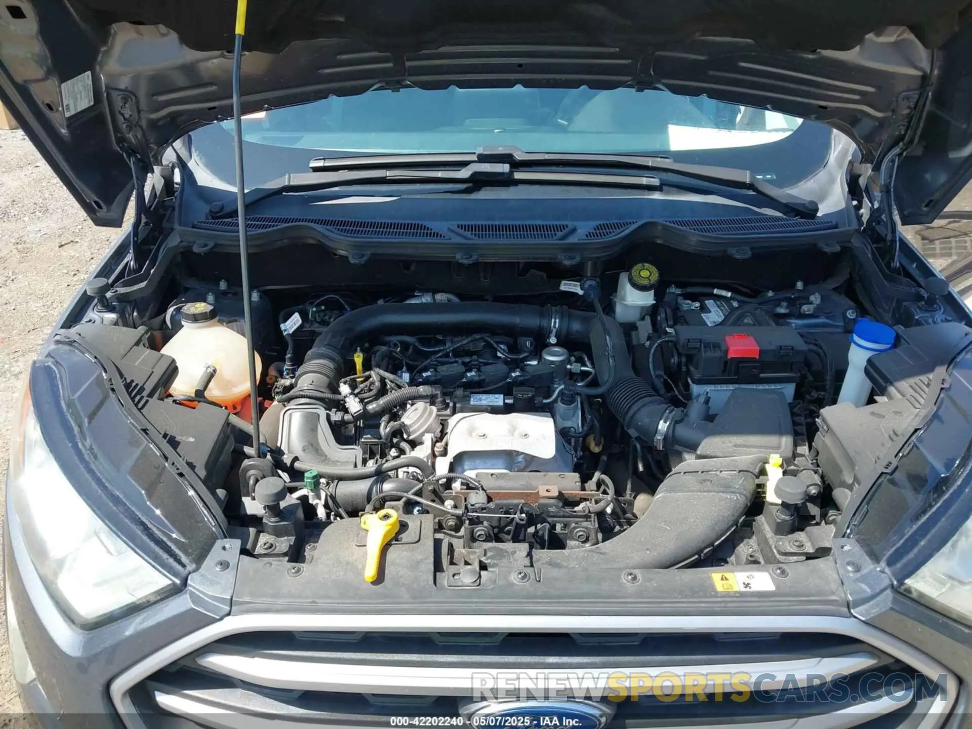10 fotografías del automóvil dañado MAJ3S2GE4LC378352 FORD ECOSPORT 2020