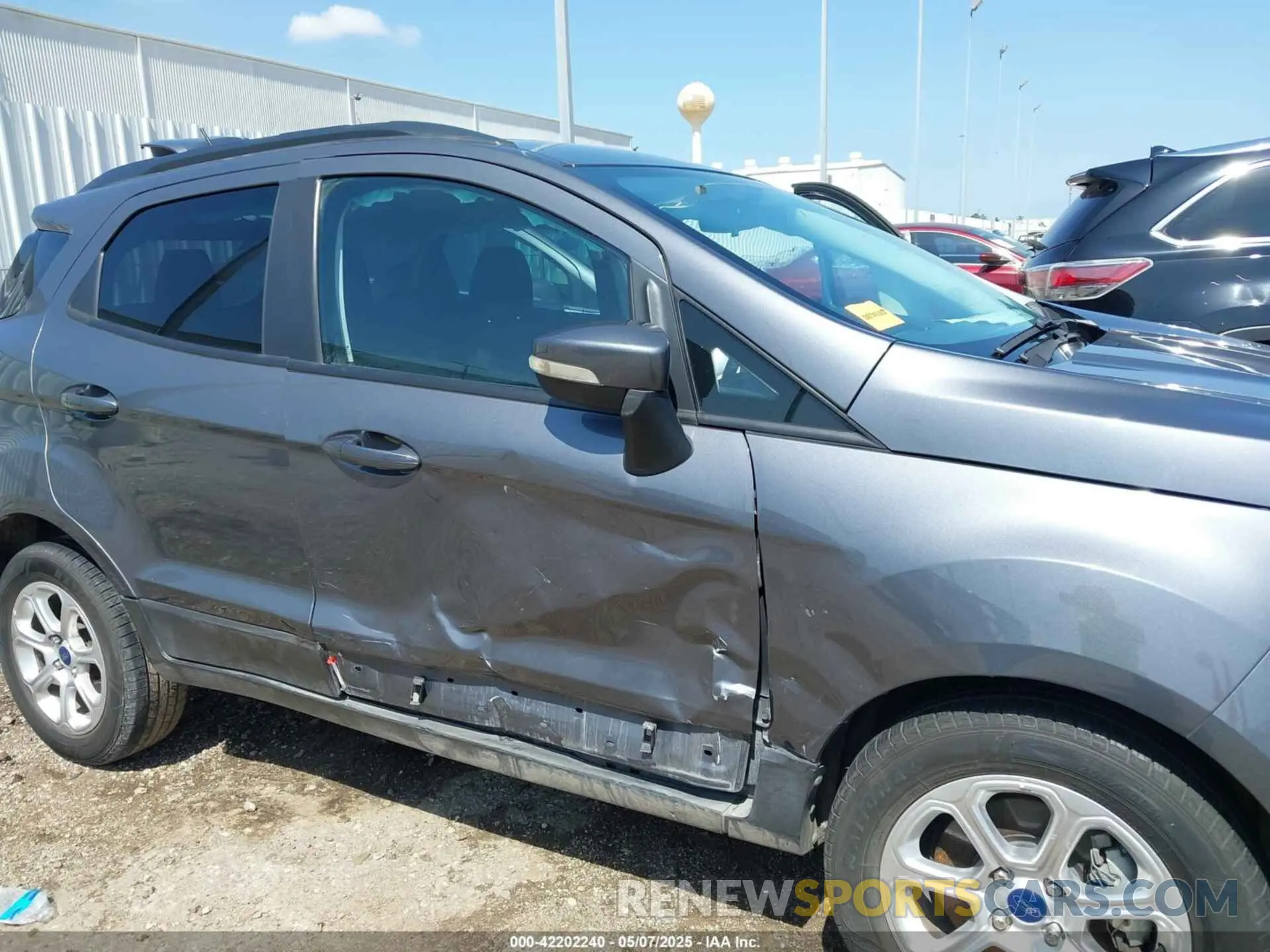6 fotografías del automóvil dañado MAJ3S2GE4LC378352 FORD ECOSPORT 2020