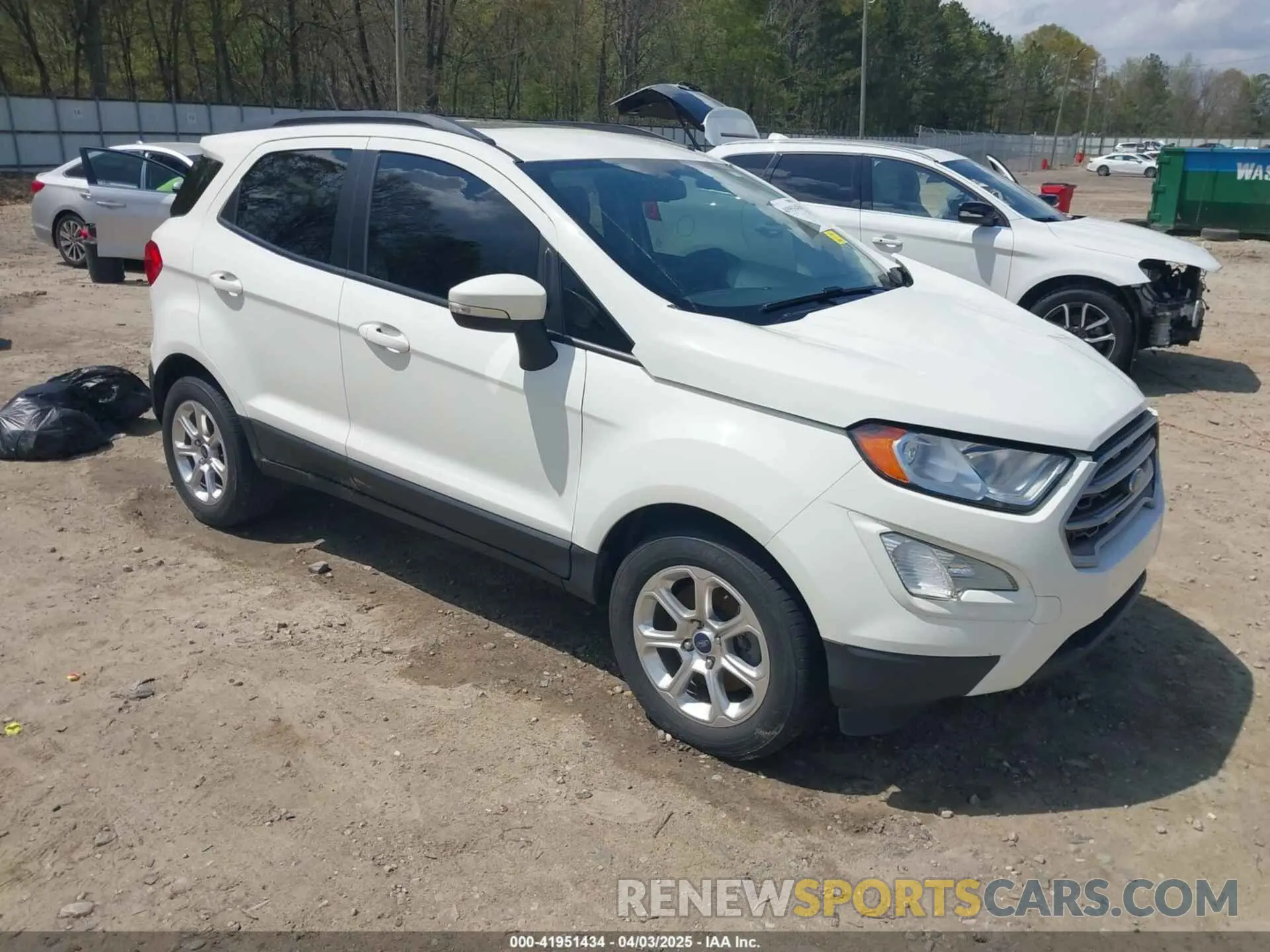 1 fotografías del automóvil dañado MAJ3S2GE5LC314479 FORD ECOSPORT 2020