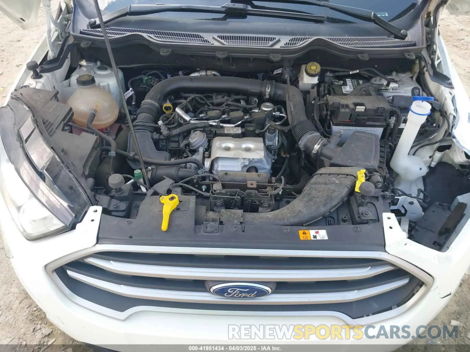 10 fotografías del automóvil dañado MAJ3S2GE5LC314479 FORD ECOSPORT 2020
