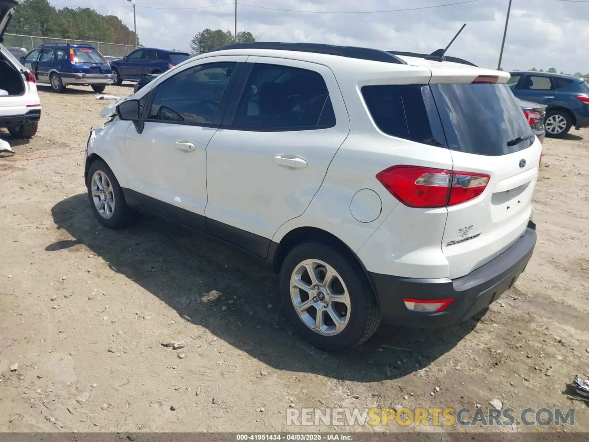 3 fotografías del automóvil dañado MAJ3S2GE5LC314479 FORD ECOSPORT 2020