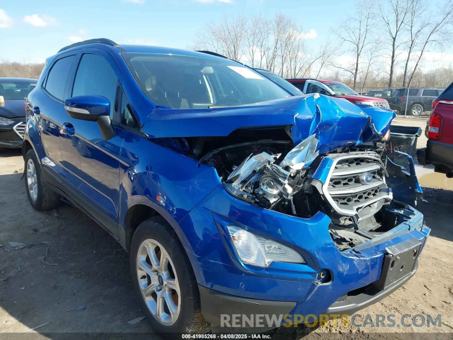 1 fotografías del automóvil dañado MAJ3S2GE5LC326972 FORD ECOSPORT 2020
