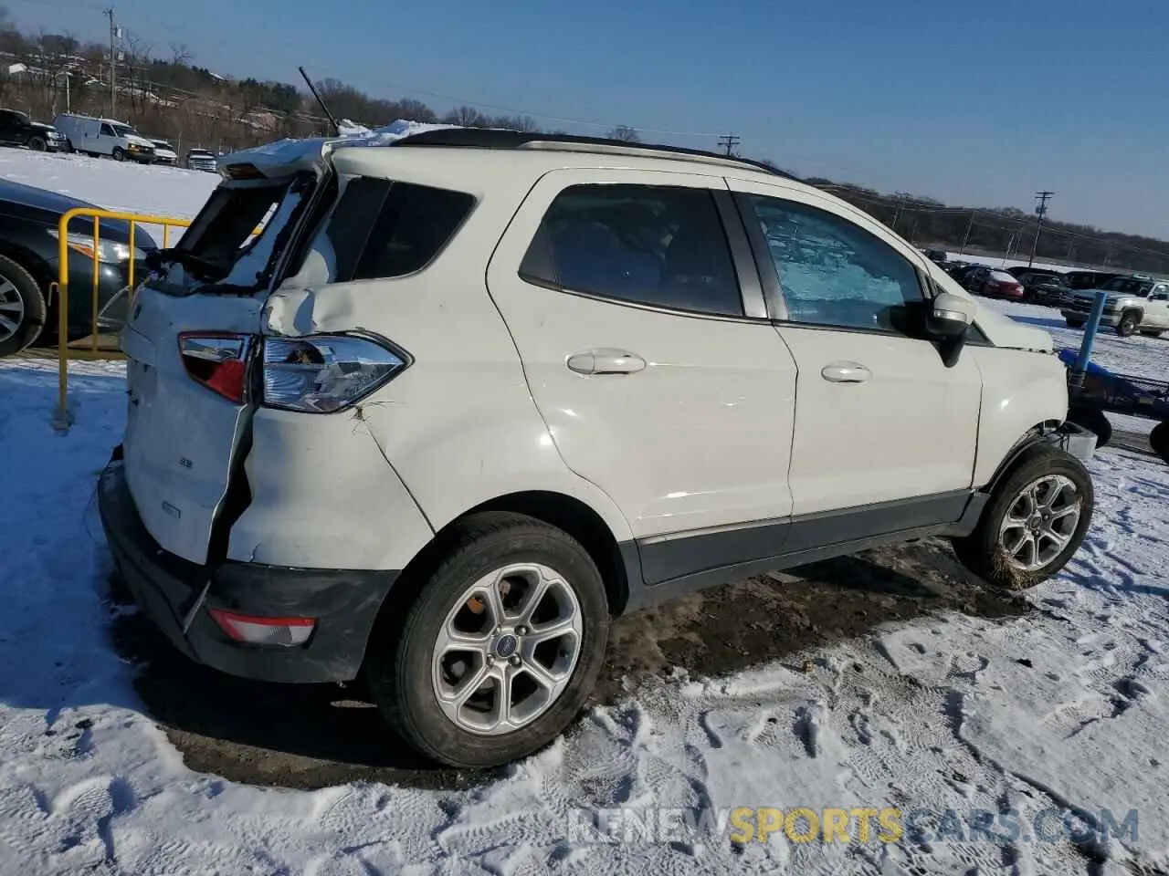 3 fotografías del automóvil dañado MAJ3S2GE5LC357462 FORD ECOSPORT 2020