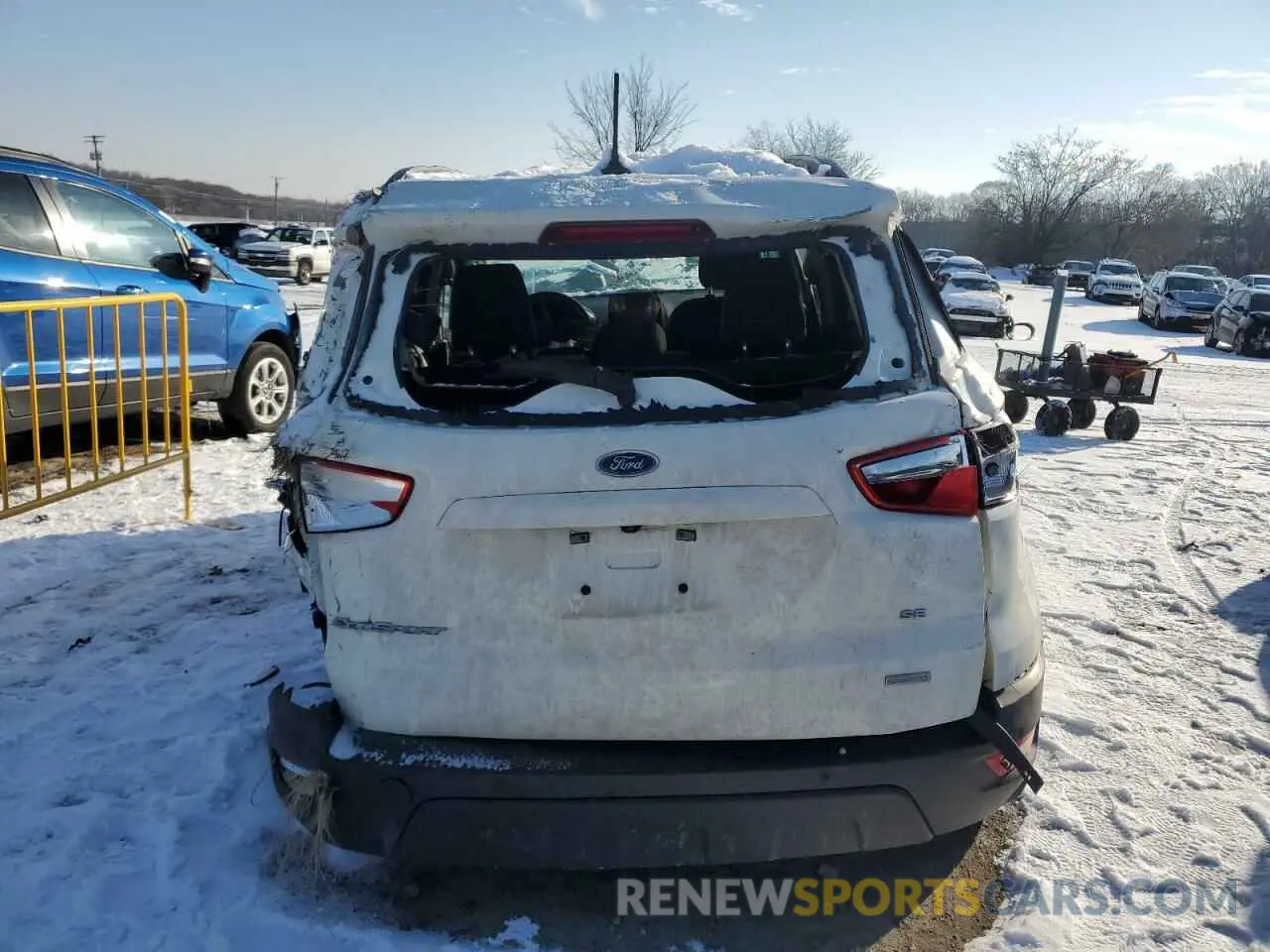 6 fotografías del automóvil dañado MAJ3S2GE5LC357462 FORD ECOSPORT 2020