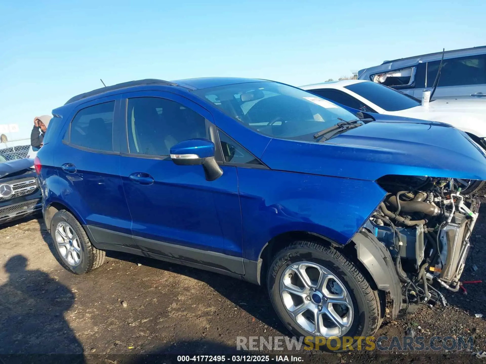 13 fotografías del automóvil dañado MAJ3S2GE5LC382491 FORD ECOSPORT 2020