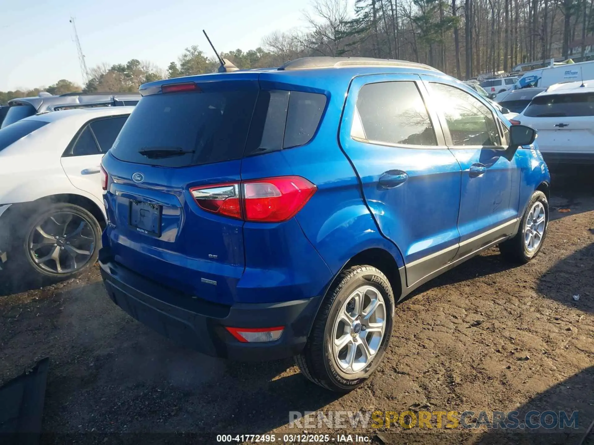 4 fotografías del automóvil dañado MAJ3S2GE5LC382491 FORD ECOSPORT 2020