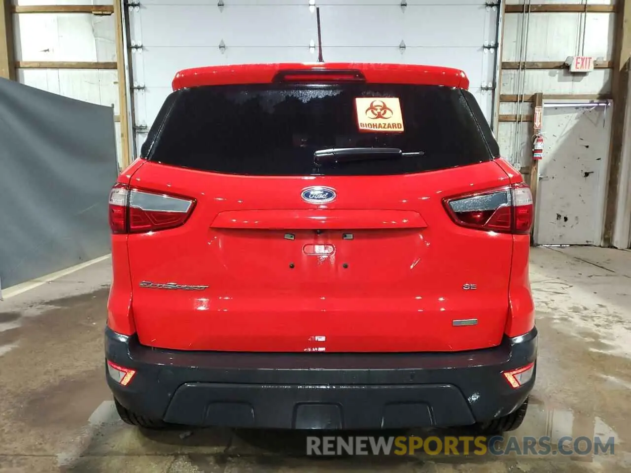 6 fotografías del automóvil dañado MAJ3S2GE6LC320808 FORD ECOSPORT 2020