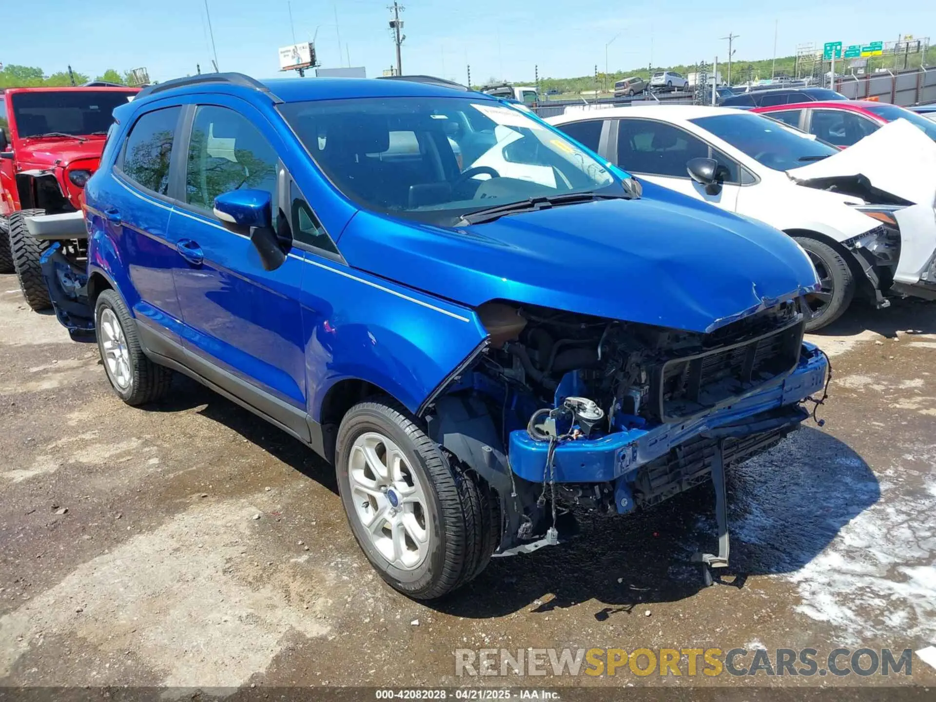 1 fotografías del automóvil dañado MAJ3S2GE6LC344672 FORD ECOSPORT 2020