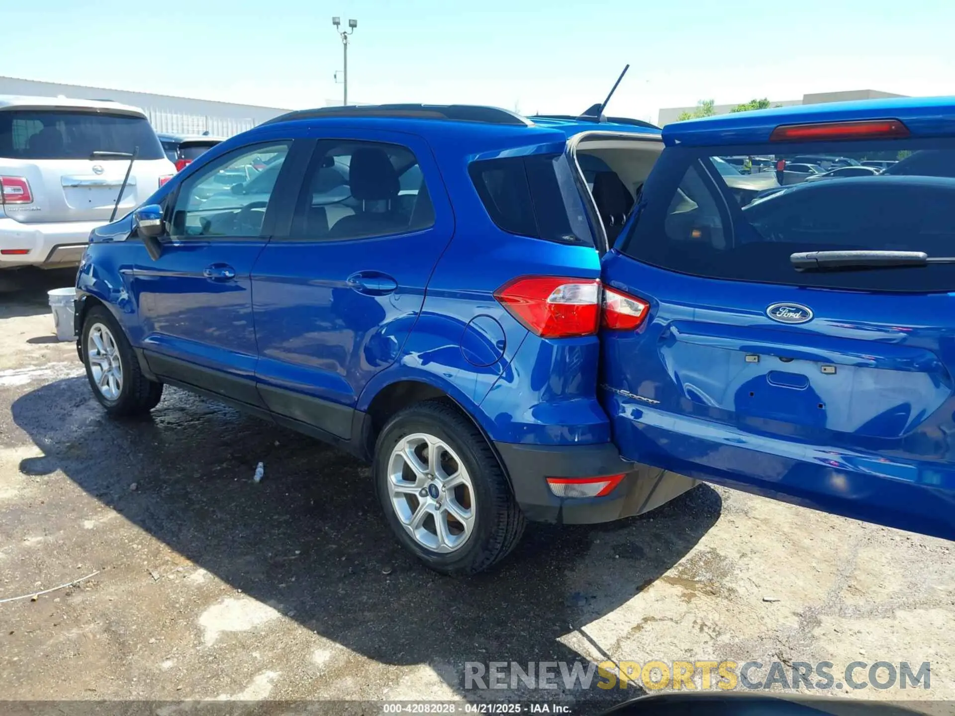 3 fotografías del automóvil dañado MAJ3S2GE6LC344672 FORD ECOSPORT 2020