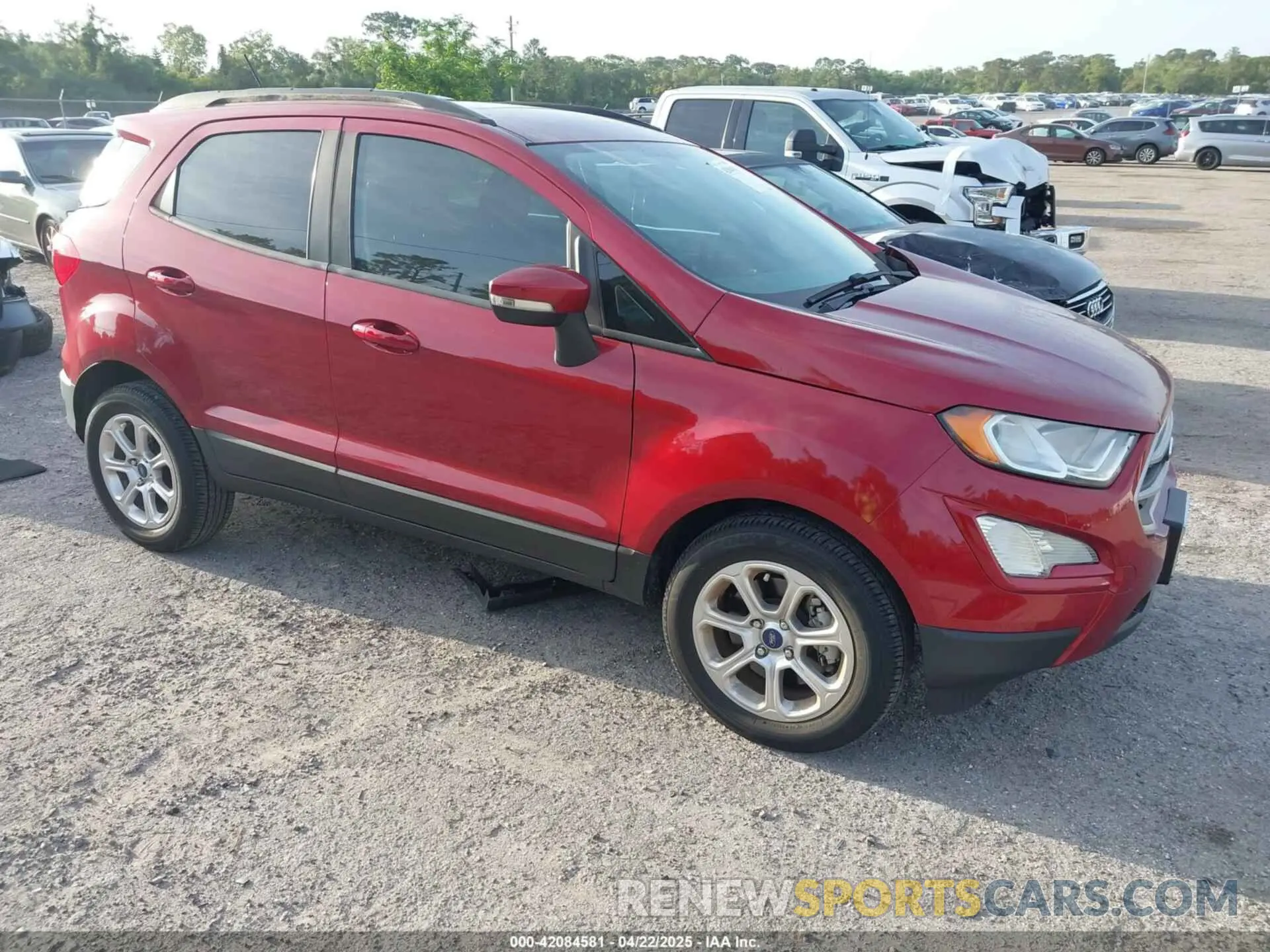 1 fotografías del automóvil dañado MAJ3S2GE6LC365456 FORD ECOSPORT 2020
