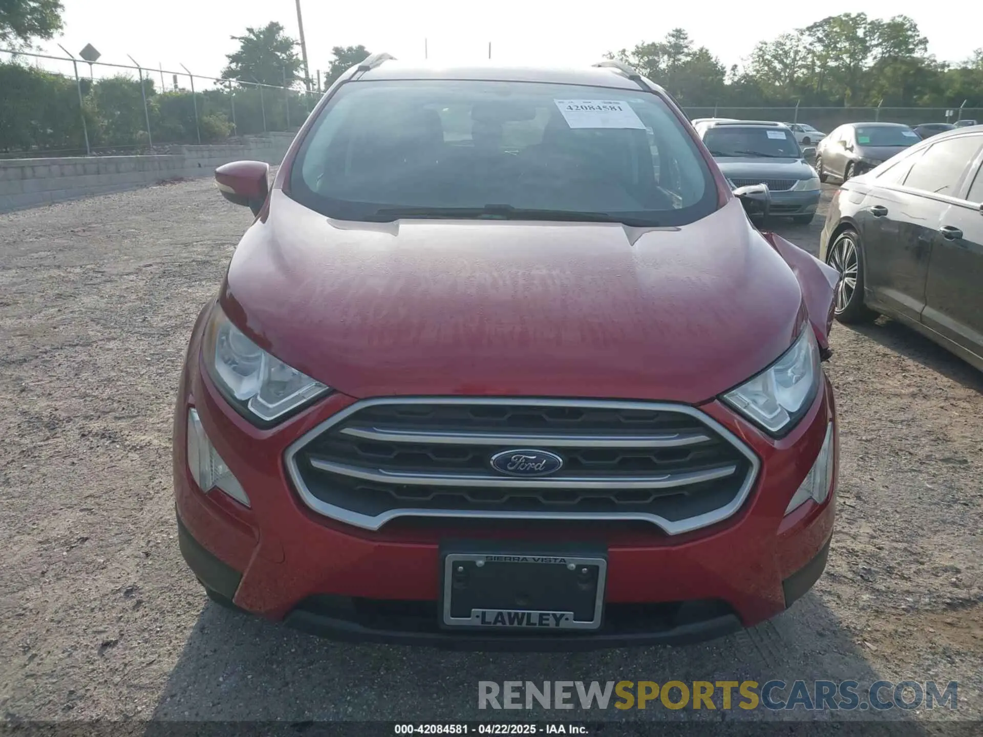 12 fotografías del automóvil dañado MAJ3S2GE6LC365456 FORD ECOSPORT 2020