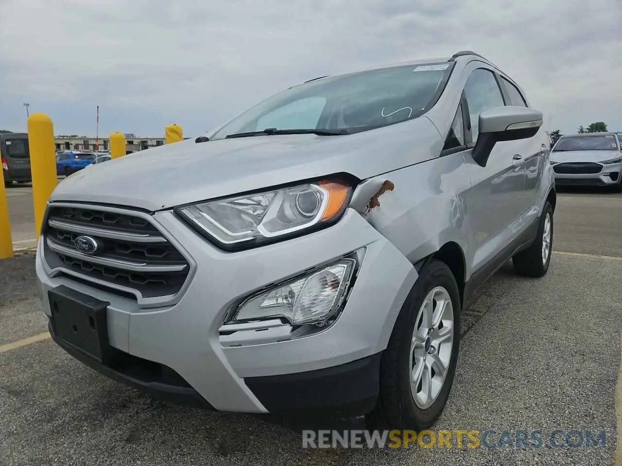 2 fotografías del automóvil dañado MAJ3S2GE7LC333387 FORD ECOSPORT 2020