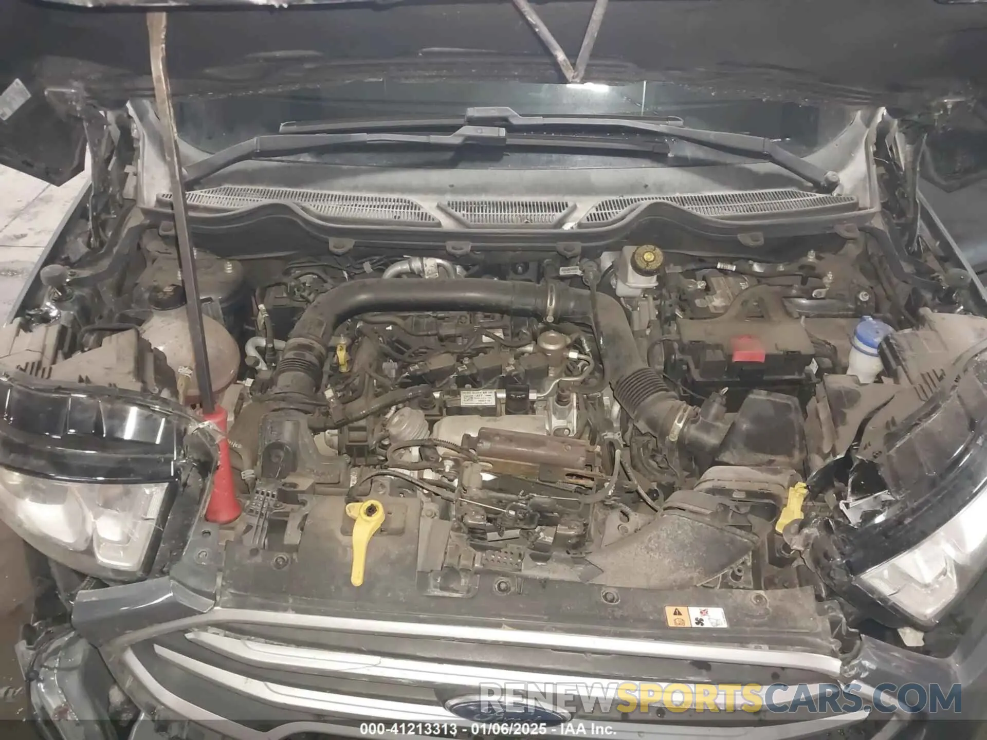 10 fotografías del automóvil dañado MAJ3S2GE7LC346706 FORD ECOSPORT 2020