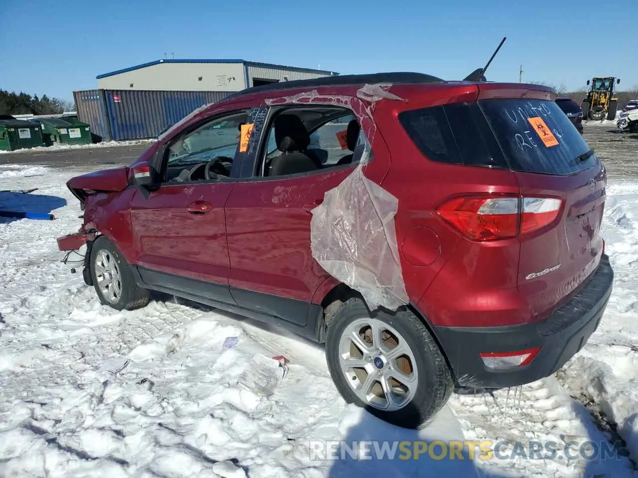 2 fotografías del automóvil dañado MAJ3S2GE7LC349735 FORD ECOSPORT 2020