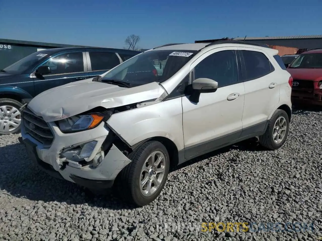 1 fotografías del automóvil dañado MAJ3S2GE7LC377776 FORD ECOSPORT 2020