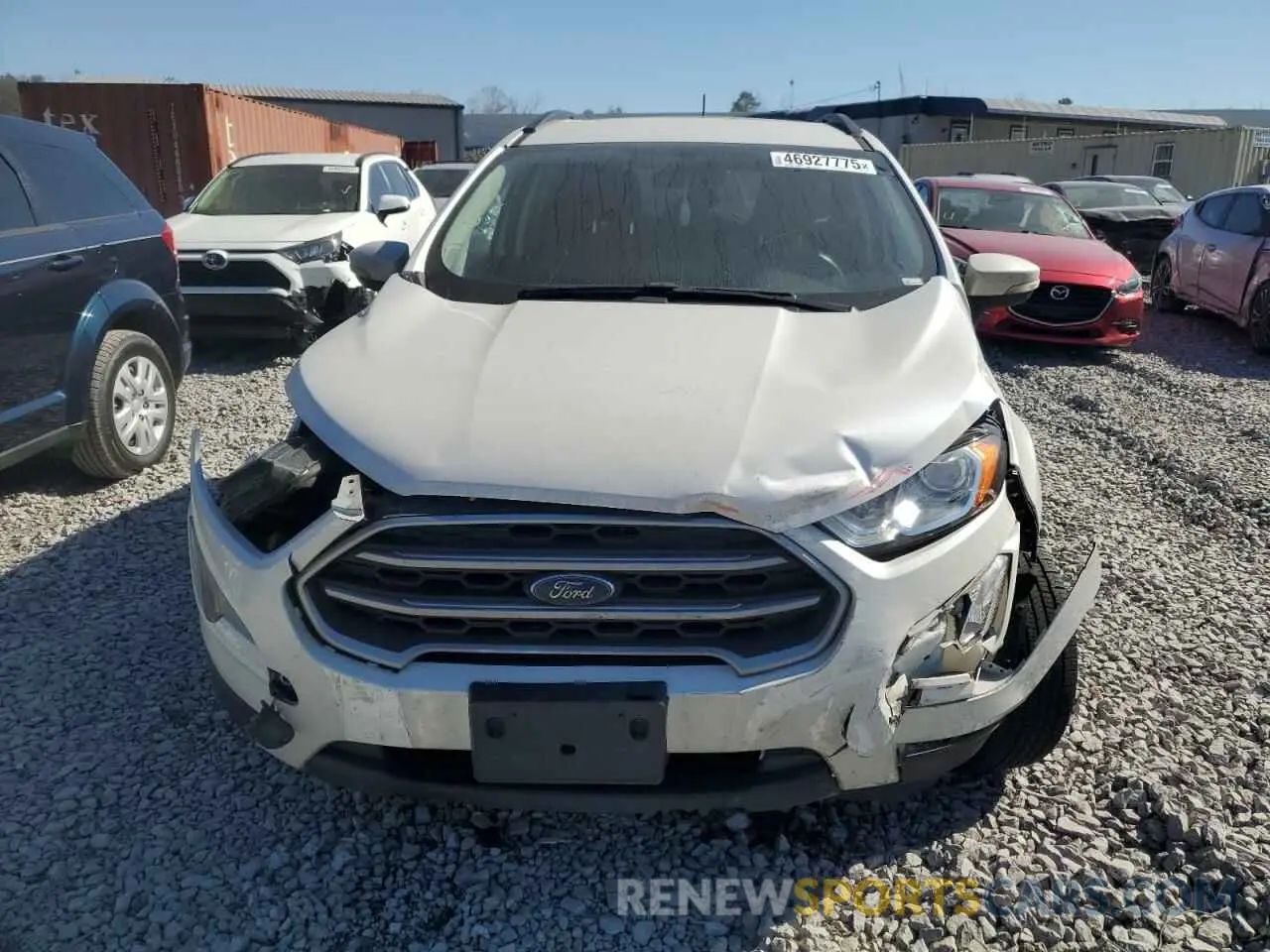 5 fotografías del automóvil dañado MAJ3S2GE7LC377776 FORD ECOSPORT 2020