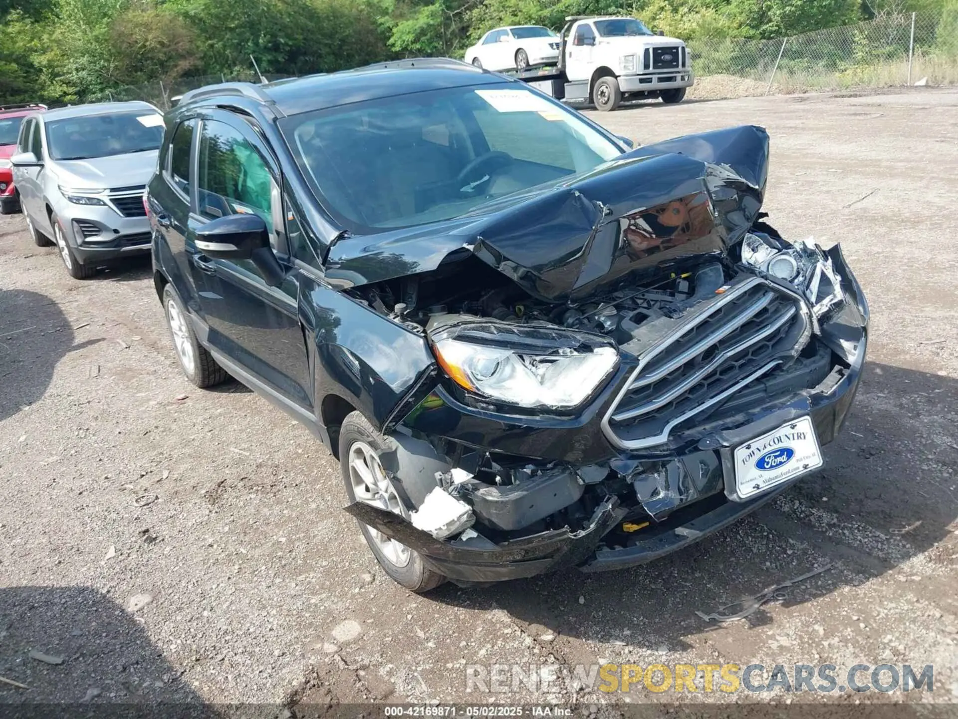 1 fotografías del automóvil dañado MAJ3S2GE7LC391113 FORD ECOSPORT 2020