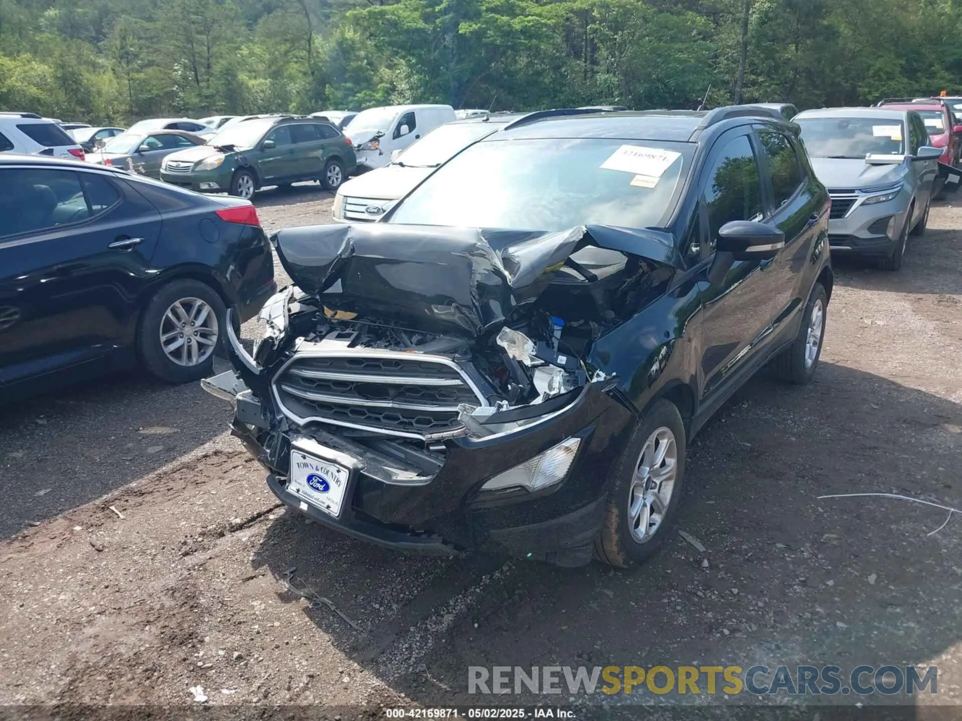 2 fotografías del automóvil dañado MAJ3S2GE7LC391113 FORD ECOSPORT 2020