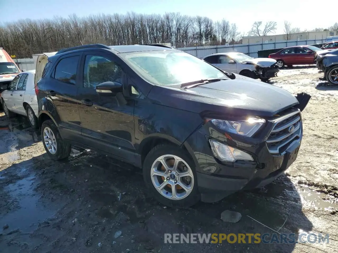 4 fotografías del automóvil dañado MAJ3S2GE7LC392312 FORD ECOSPORT 2020