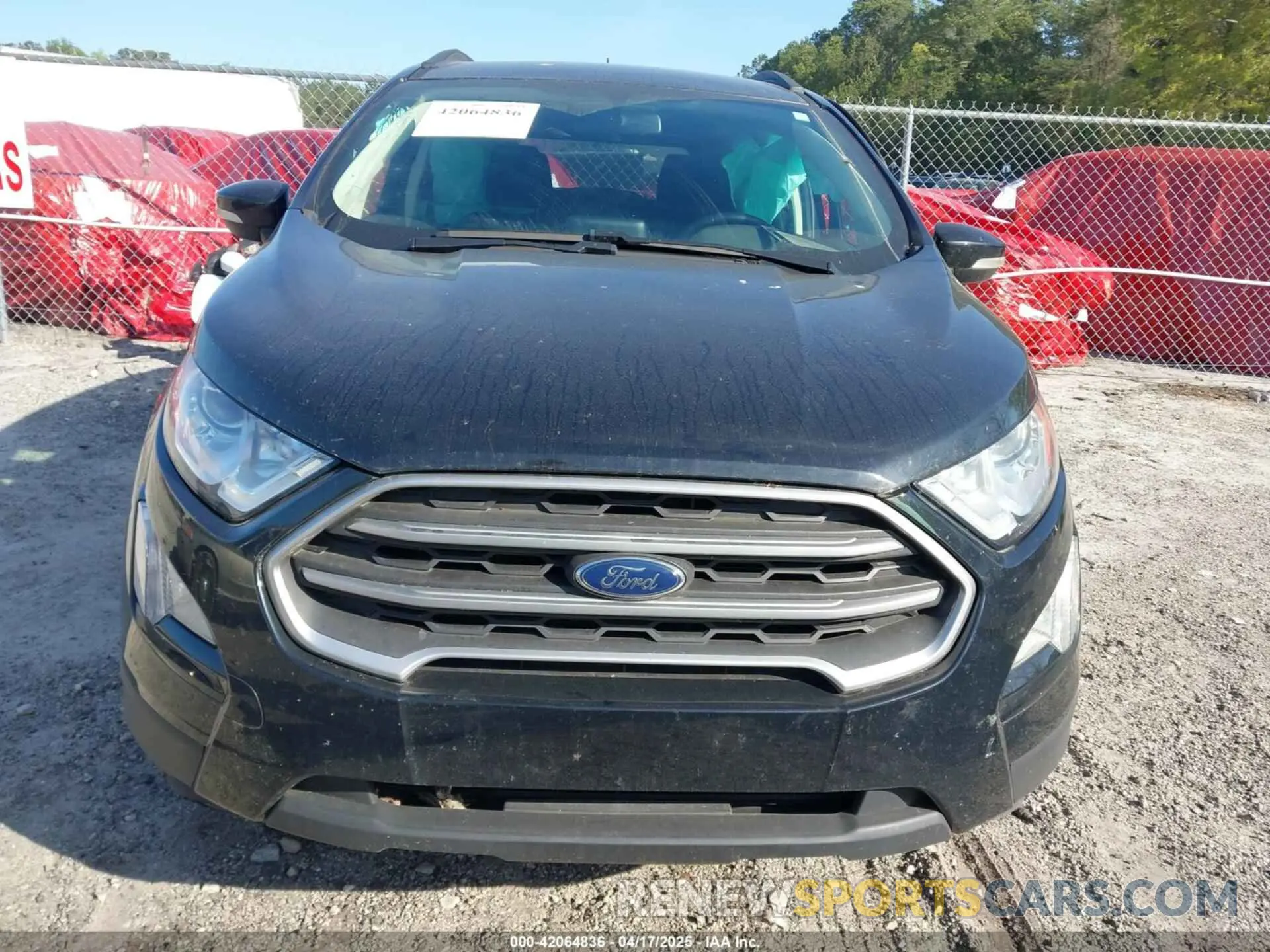 12 fotografías del automóvil dañado MAJ3S2GE8LC314850 FORD ECOSPORT 2020