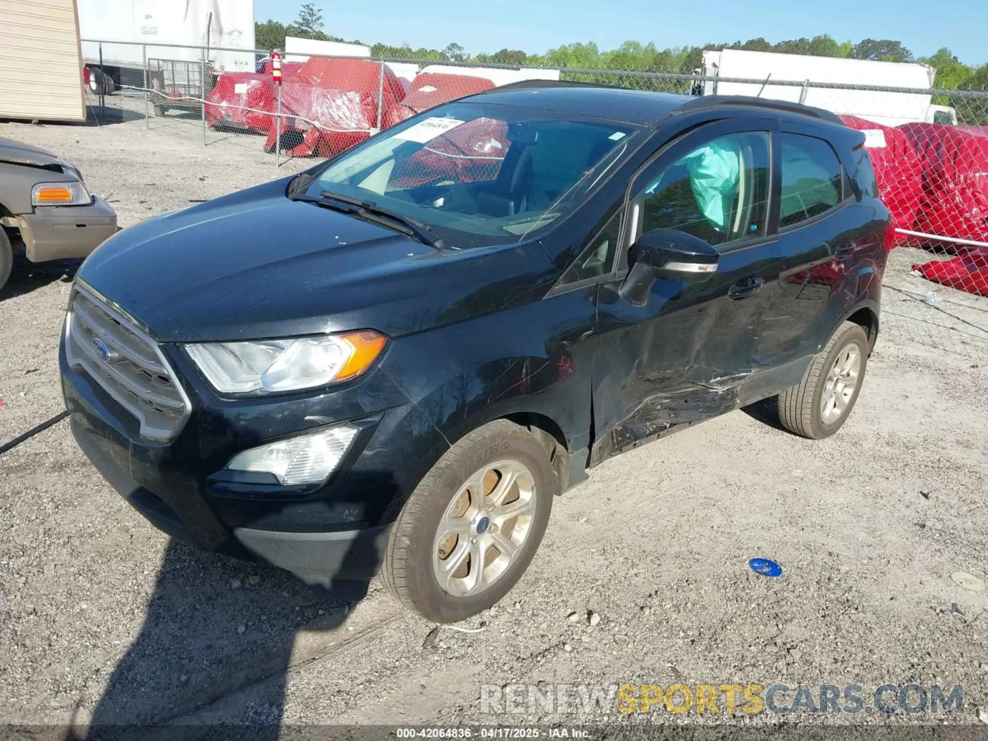 2 fotografías del automóvil dañado MAJ3S2GE8LC314850 FORD ECOSPORT 2020