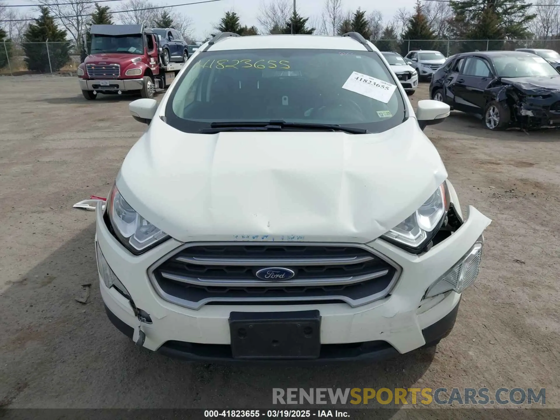 13 fotografías del automóvil dañado MAJ3S2GE8LC316601 FORD ECOSPORT 2020
