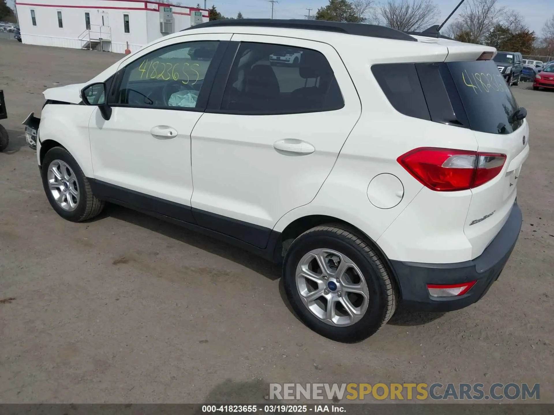 3 fotografías del automóvil dañado MAJ3S2GE8LC316601 FORD ECOSPORT 2020