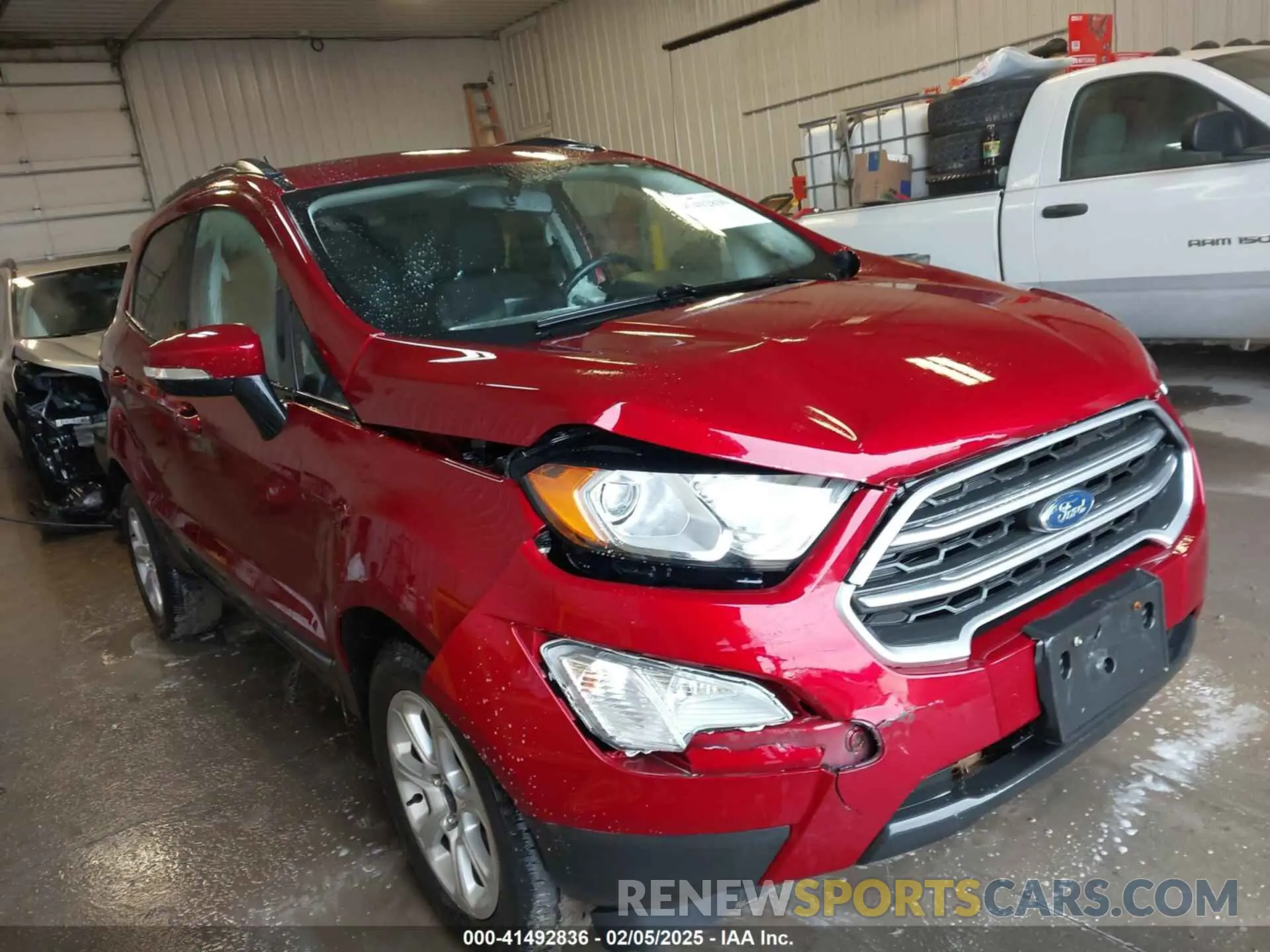 1 fotografías del automóvil dañado MAJ3S2GE8LC324052 FORD ECOSPORT 2020