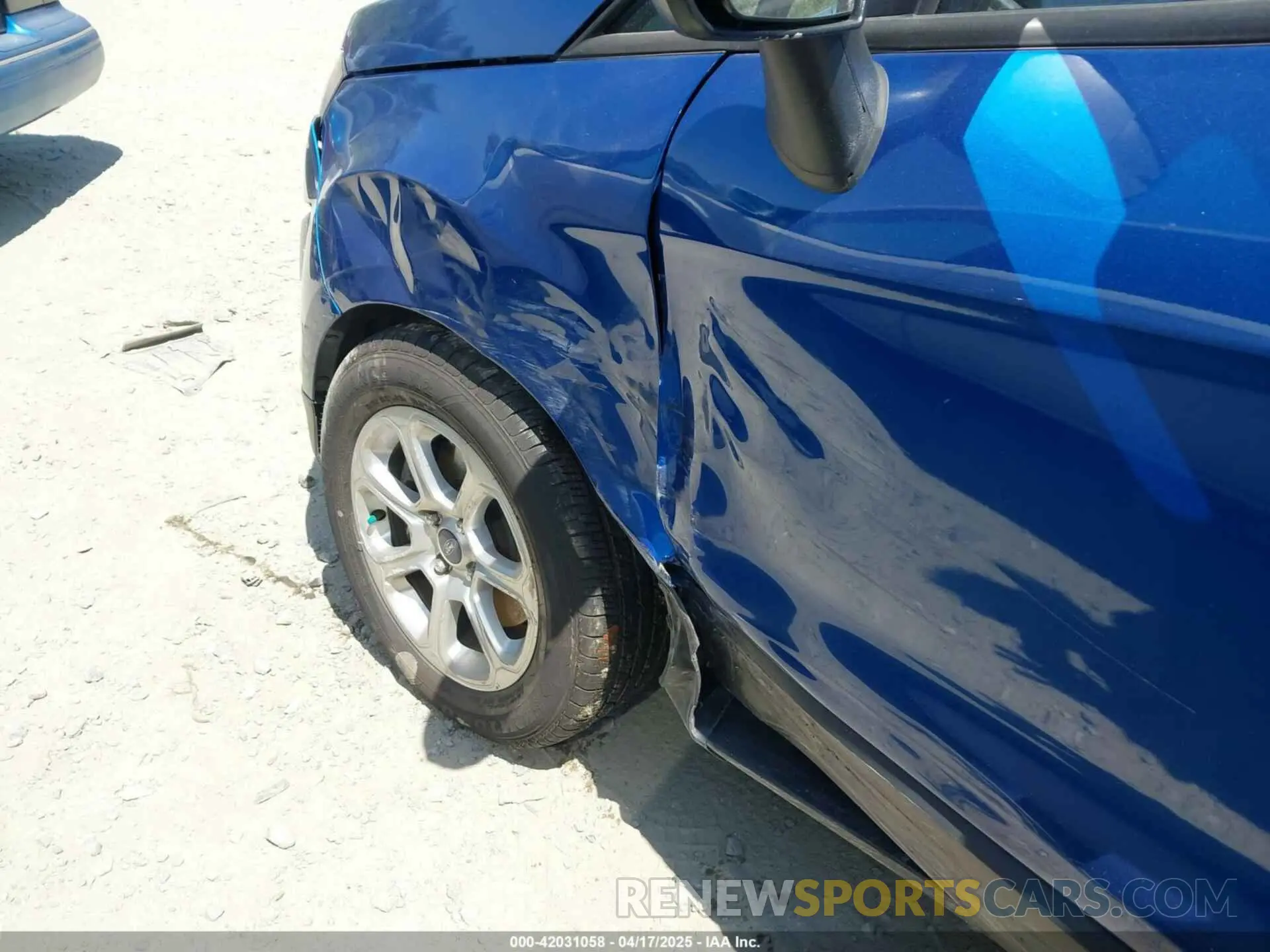 6 fotografías del automóvil dañado MAJ3S2GE9LC311360 FORD ECOSPORT 2020