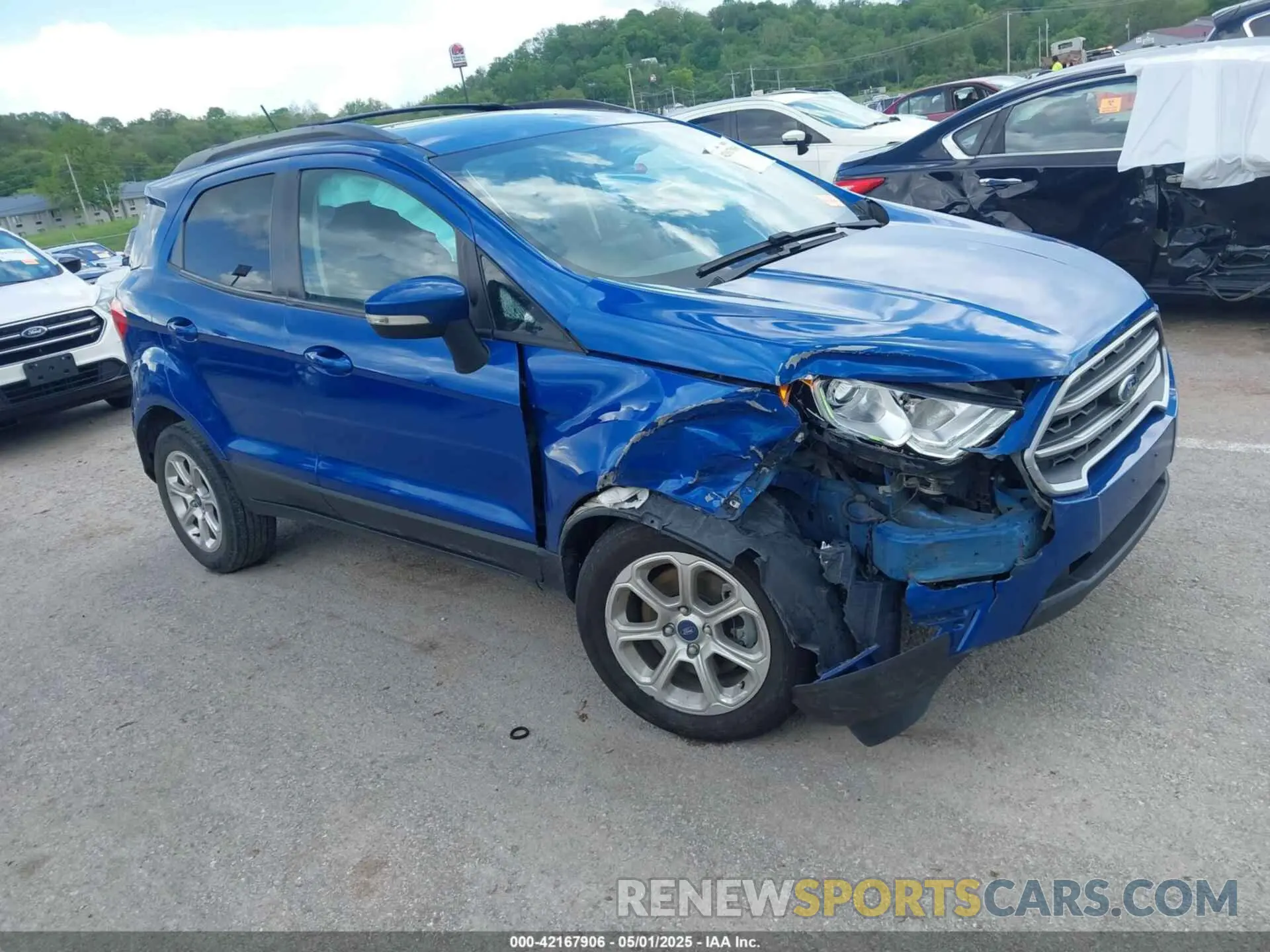 1 fotografías del automóvil dañado MAJ3S2GE9LC326571 FORD ECOSPORT 2020