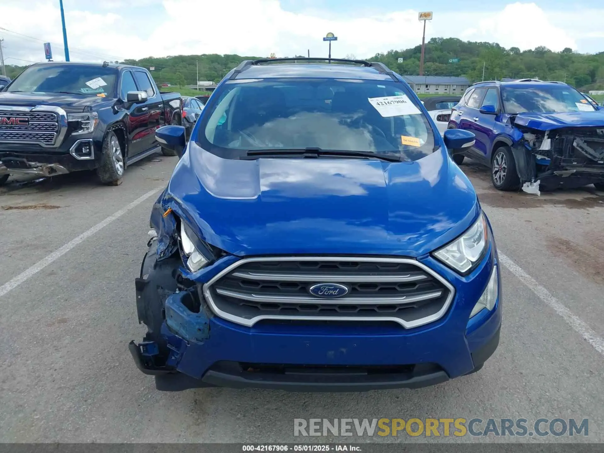 12 fotografías del automóvil dañado MAJ3S2GE9LC326571 FORD ECOSPORT 2020