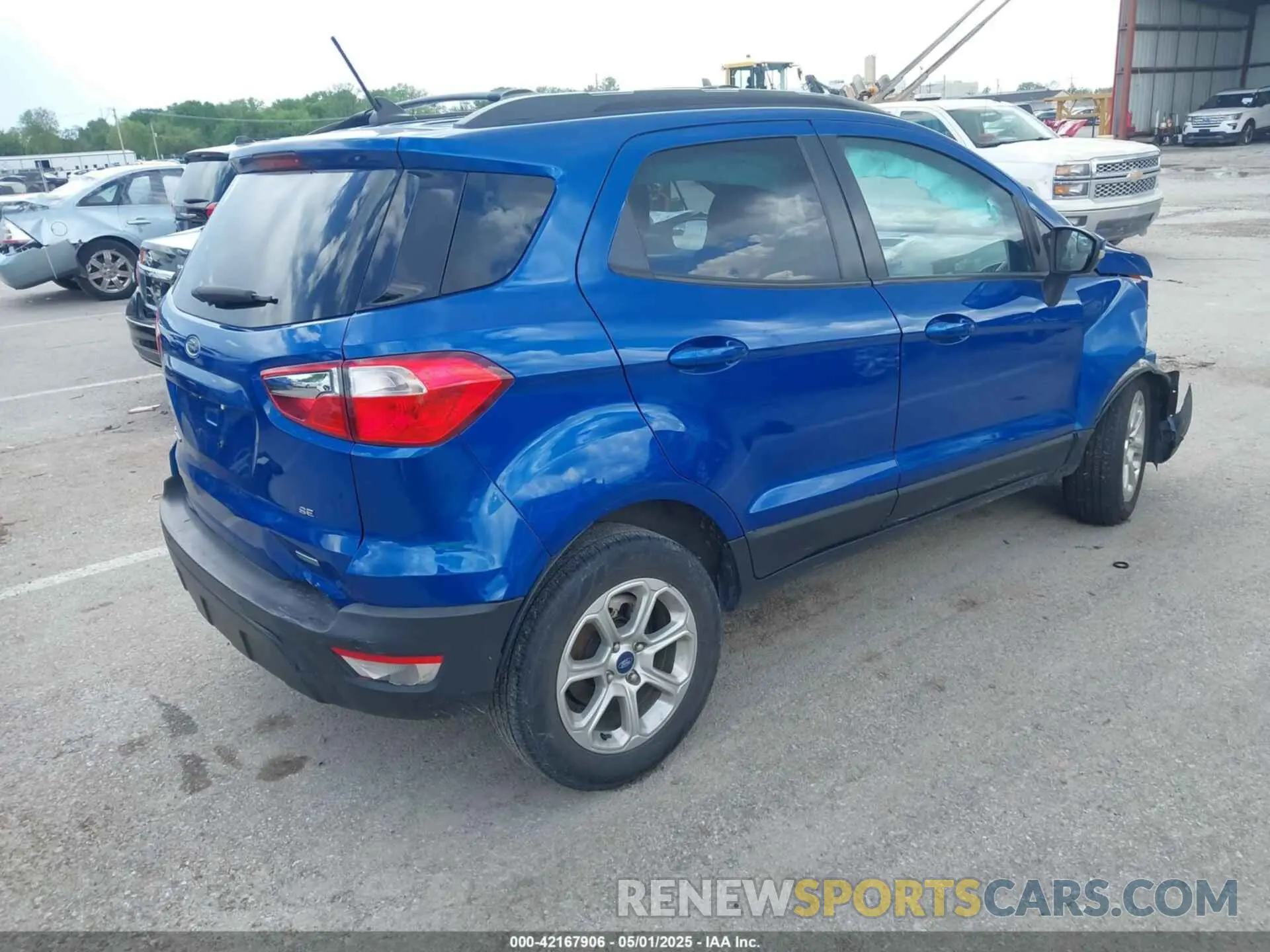 4 fotografías del automóvil dañado MAJ3S2GE9LC326571 FORD ECOSPORT 2020
